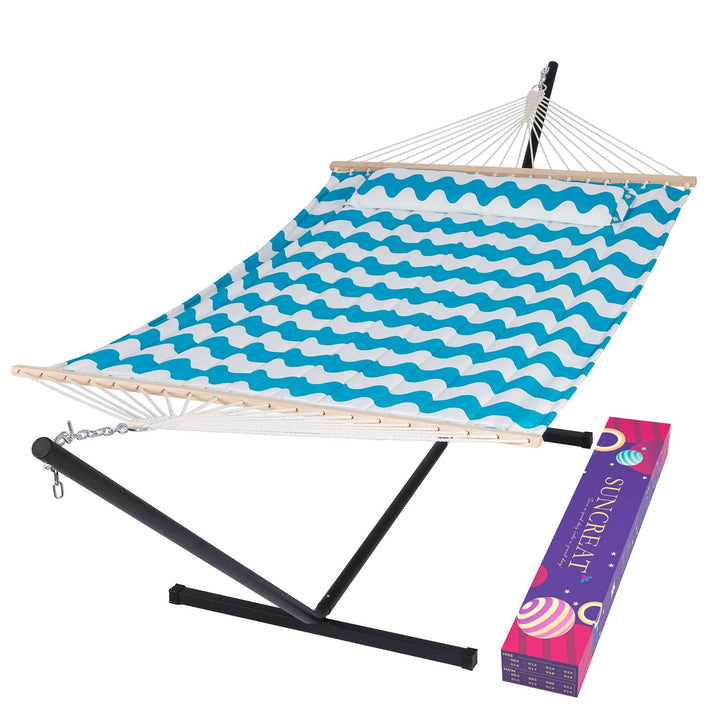 SUNCREAT-Double-Hammock-with-Stand-Light-Blue-Waves#color_light-blue-waves