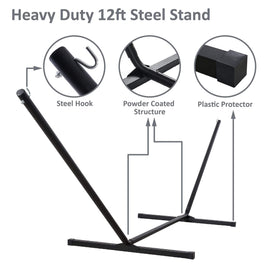 SUNCREAT-Double-Hammock-with-Stand-Green#color_green-pattern