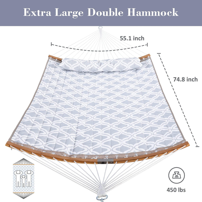 SUNCREAT-Double-Quilted-Hammock-with-Stand-Gray-Drops#color_gray-drops
