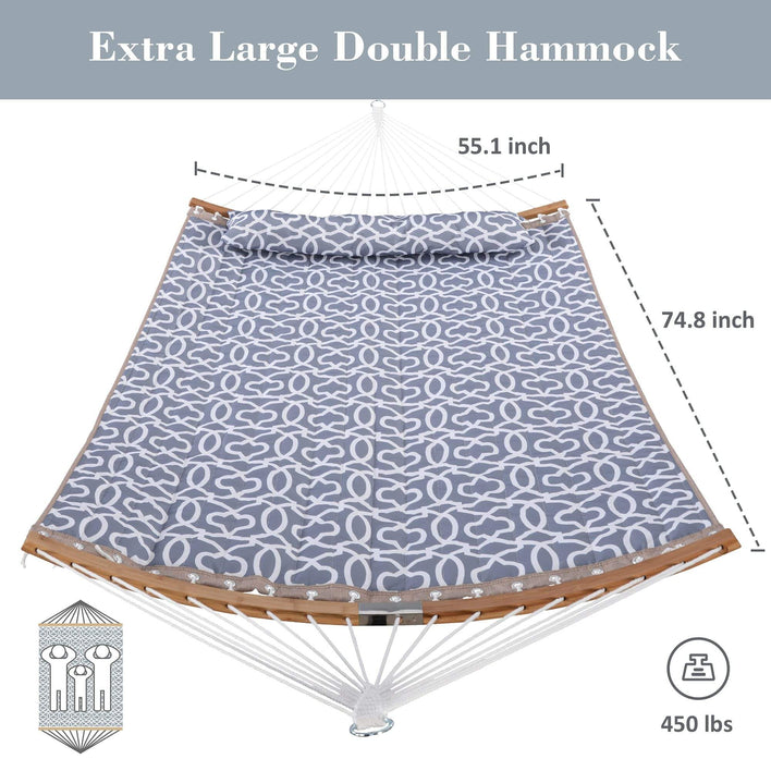 SUNCREAT-Double-Quilted-Hammock-with-Stand-Gray-Pattern#color_gray-pattern