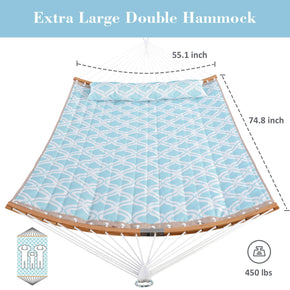 SUNCREAT-Double-Quilted-Hammock-with-Stand-Green-Drops#color_green-drops
