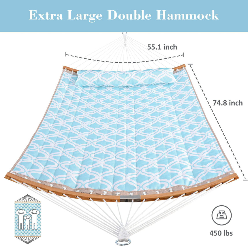SUNCREAT-Double-Hammock-with-Curved-Bar-Green#color_green-drops