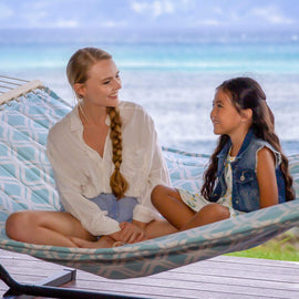 SUNCREAT-Double-Hammock-with-Stand-Green#color_green-pattern