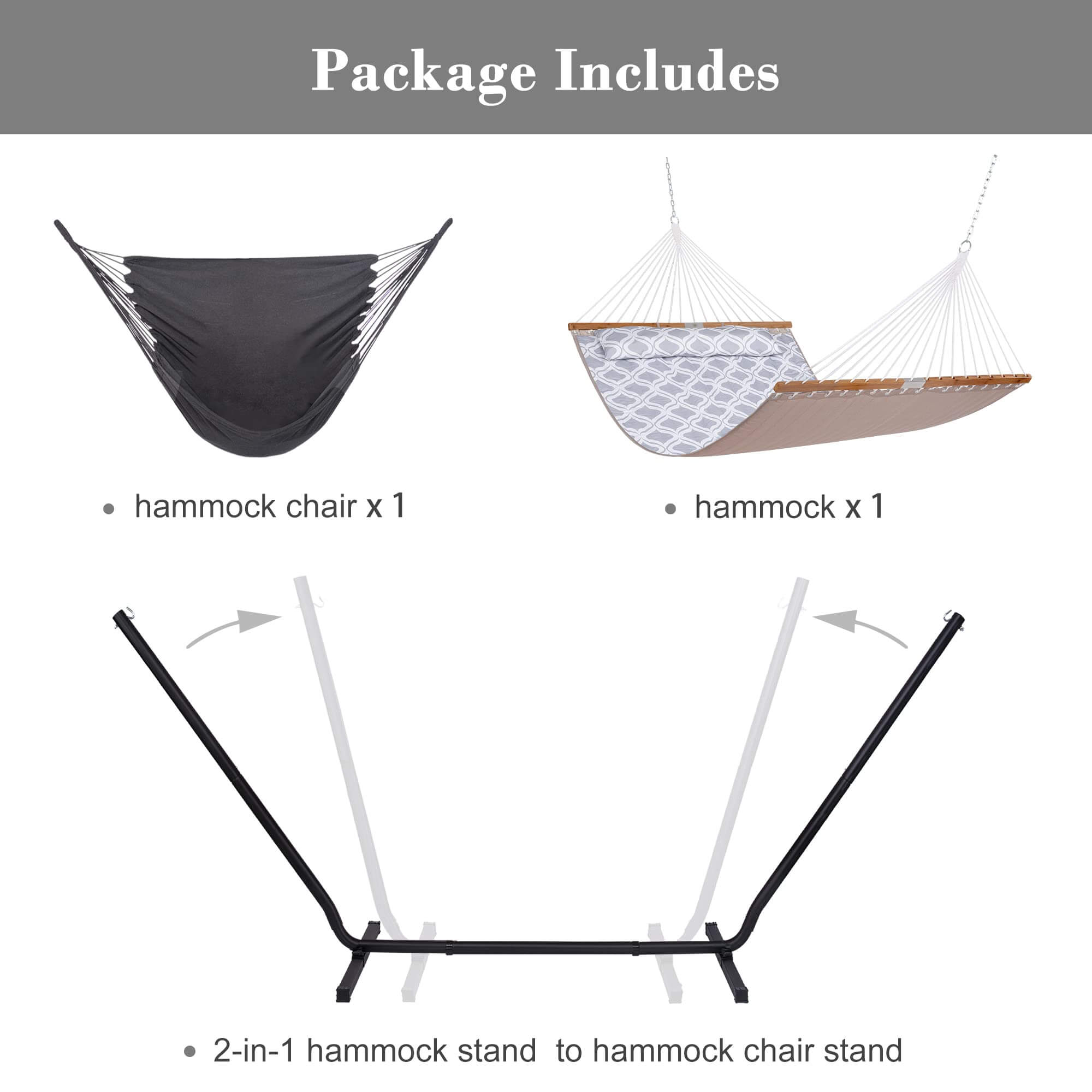 SUNCREAT-2-in-1-Stand-Alone-Hammock-and-Stand-for-Backyard-Patio-Garden-Gray#color_gray