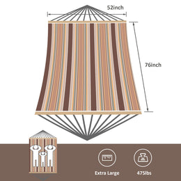 SUNCREAT-Cotton-Rope-Hammock-Blue-Stripe#color_brown-stripe