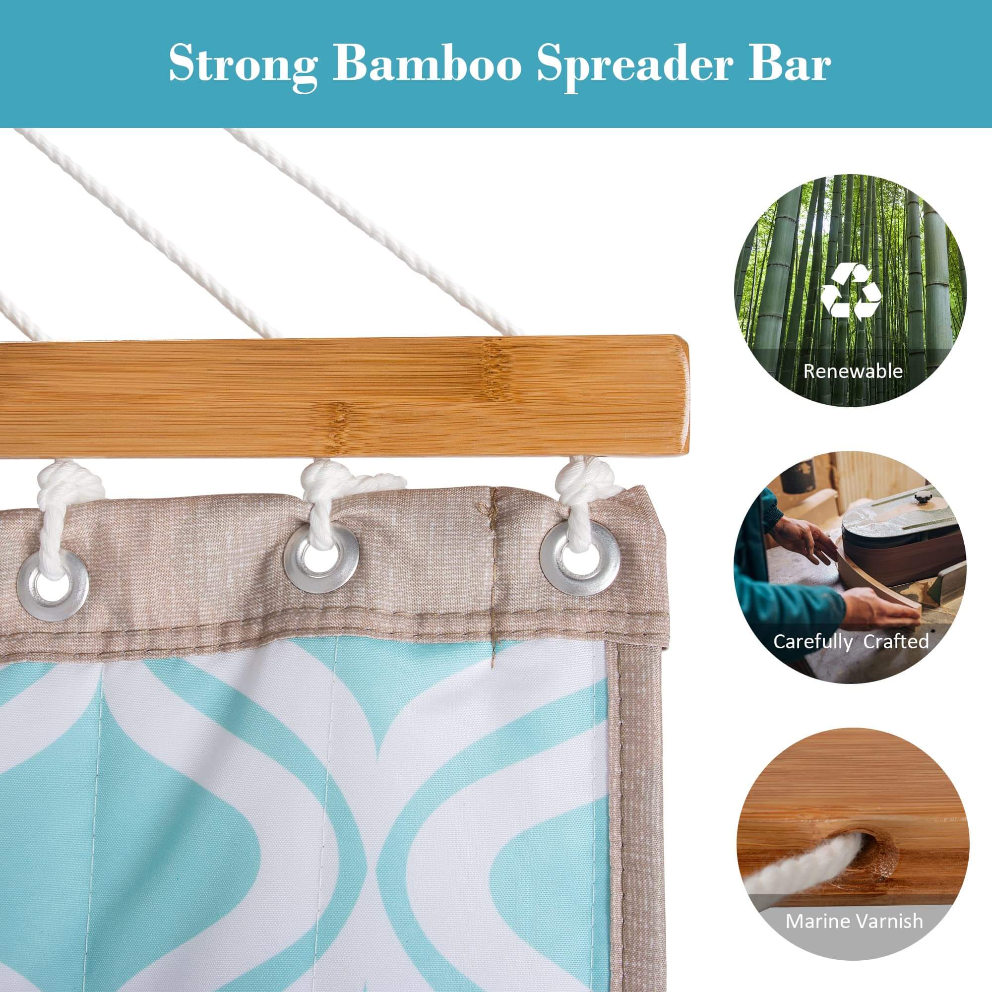 SUNCREAT-Portable-Hammock-with-Bamboo-Spreader-Bar-Green#color_green