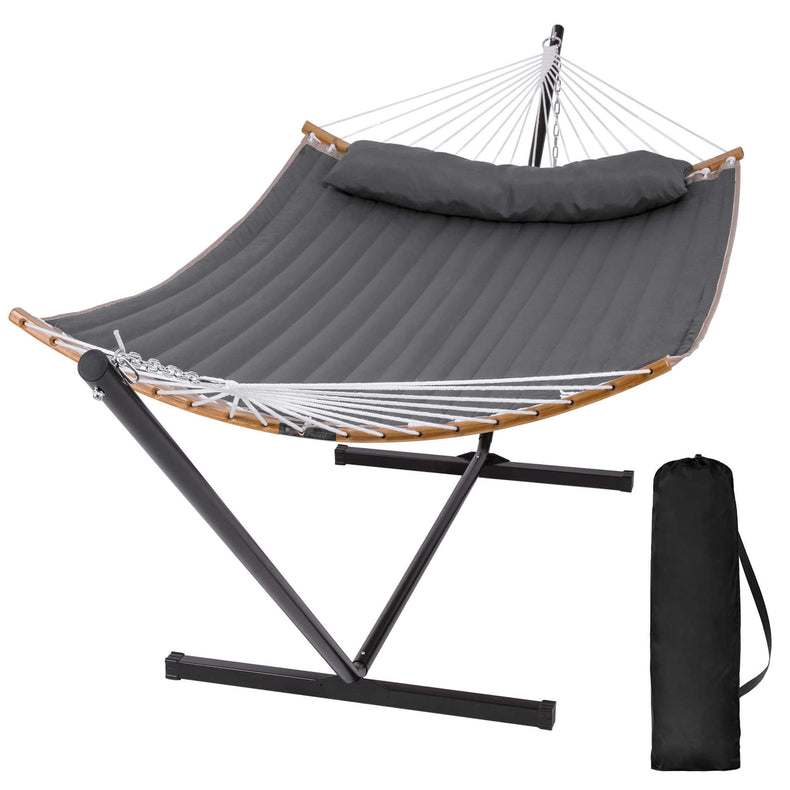 SUNCREAT-Double-Quilted-Hammock-with-Stand-Dark-Gray#color_dark-gray