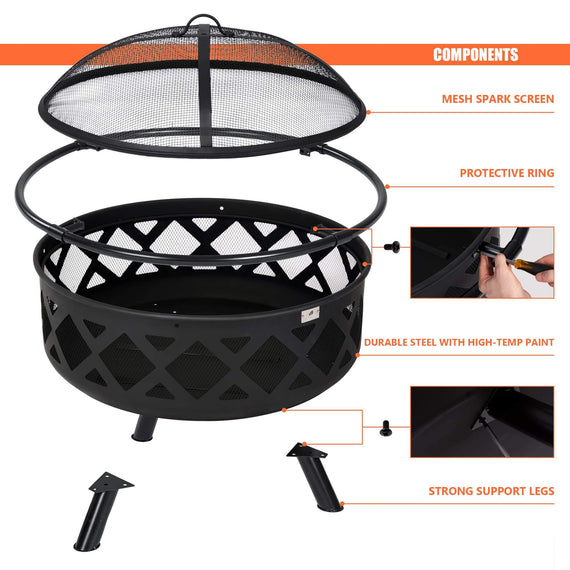 Outdoor-Bonfire-Wood-Burning-Fire-Pit-with-Grill-and-Fireplace-Poker#size_Outdoor-Bonfire-Wood-Burning-Fire-Pit-with-Grill-and-Fireplace-Poker#size_36-inch-2