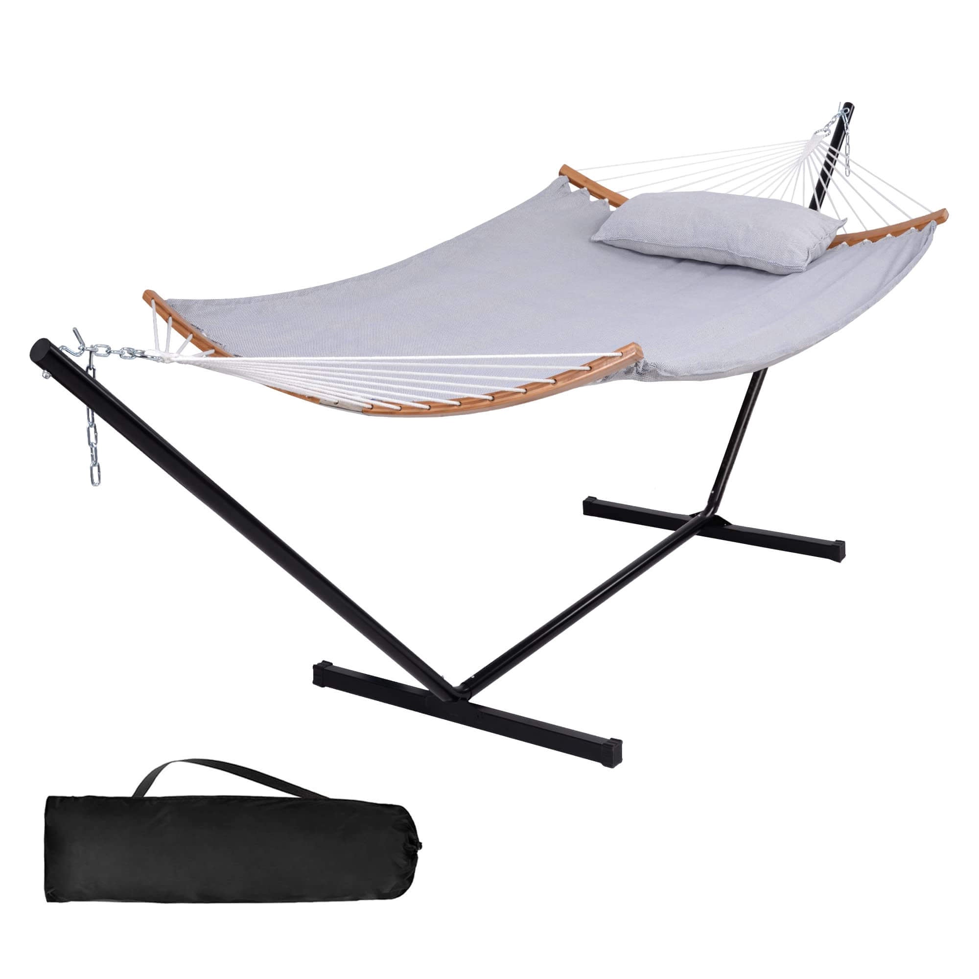 SUNCREAT-Outdoor-Double-Hammock-with-Stand-Blue-Pattern#color_light-blue-pattern