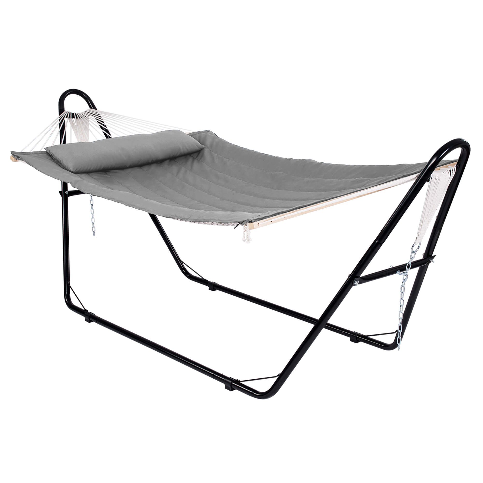 Double-Hammocks-with-Universal-Multi-Use-Steel-Stand#color_light-gray
