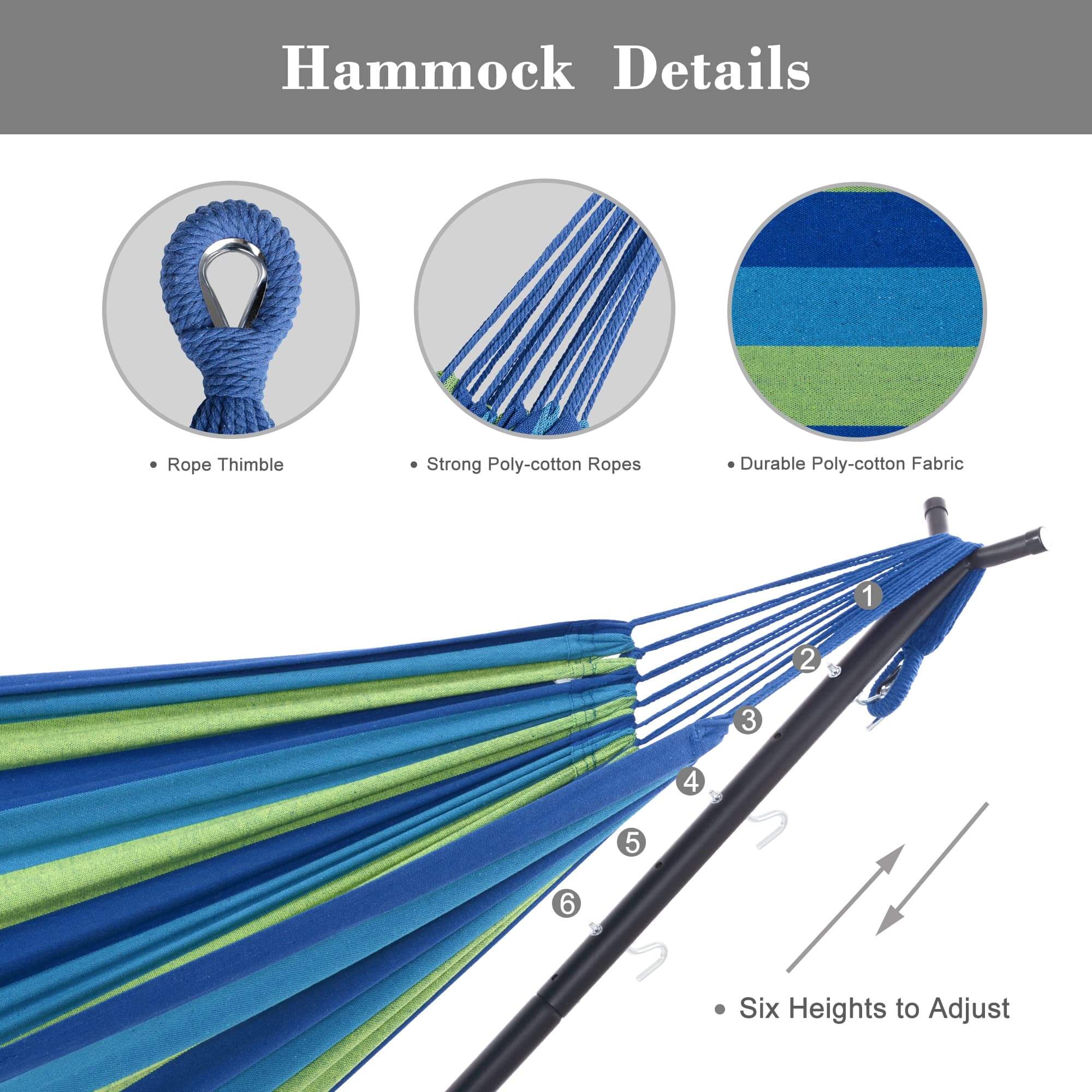 SUNCREAT-2-in-1 Heavy-Duty-2-Person-Hammock-with-Stand-Blue-Stripe#color_blue-stripe