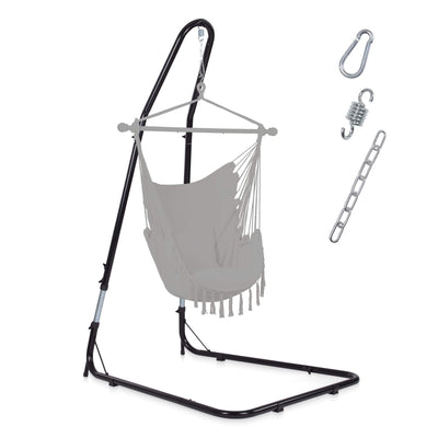 Adjustable Hanging Hammock Chair Stand#material_steel