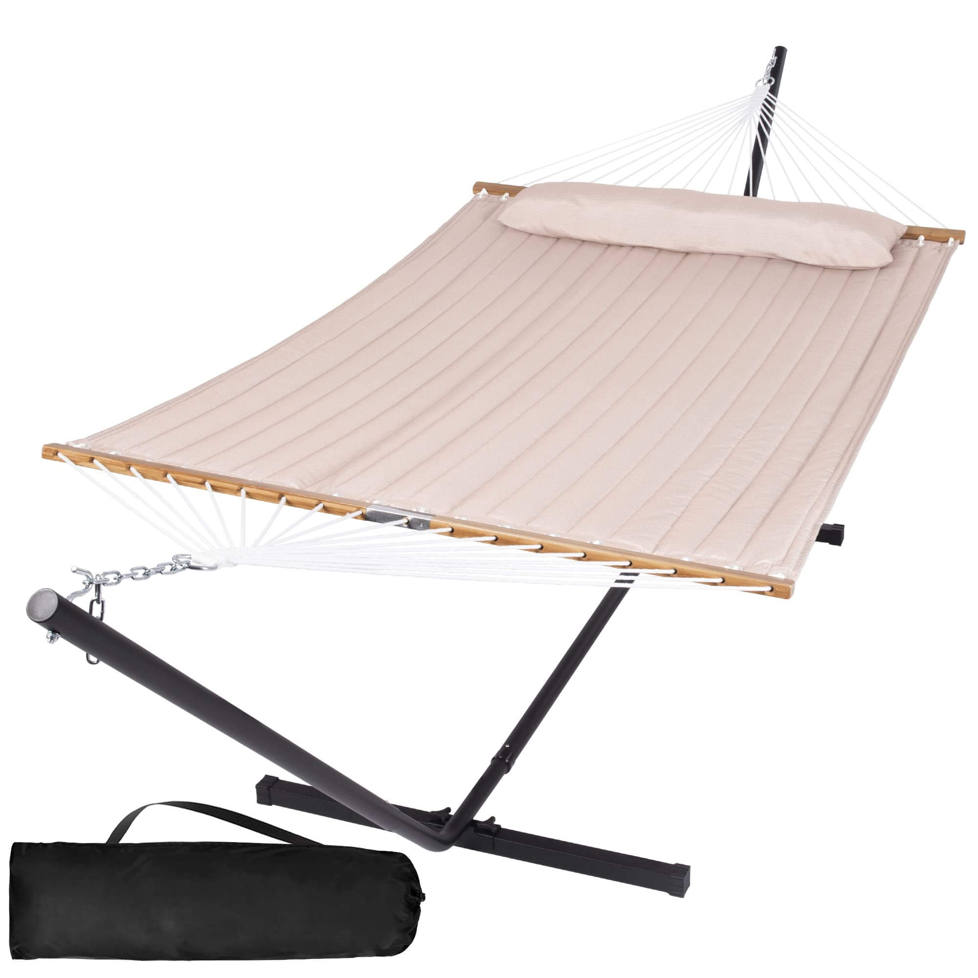 SUNCREAT-Double-Hammock-with-Stand-Light-Tan#color_tan