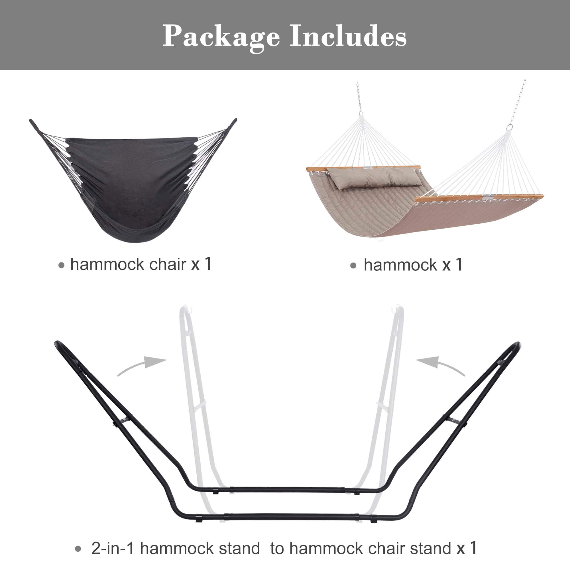 2-in-1 Portable-Double-Hammock-with-Stand#color_brown