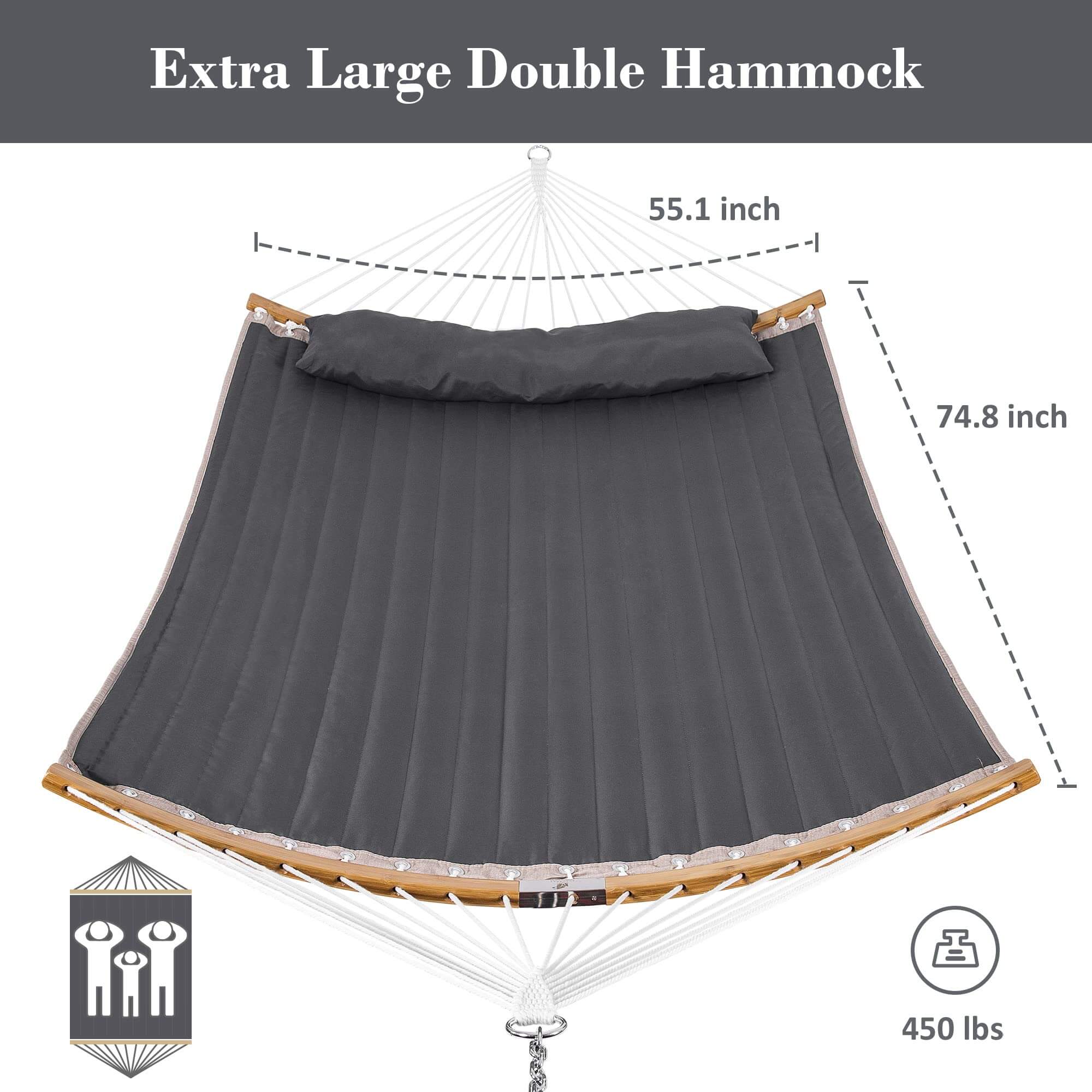 SUNCREAT-Double-Quilted-Hammock-with-Stand-Dark-Gray#color_dark-gray