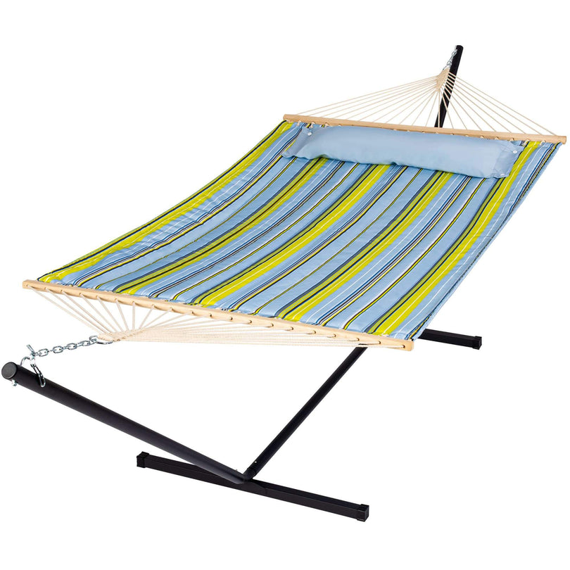 SUNCREAT-Double-Hammock-with-Stand#color_yellow-blue